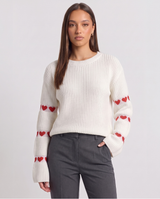 Imelda | Women's Long Sleeve Crew Neck Jumper Ribbed Knit