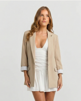 Pearl | Relaxed Longline Summer Blazer