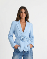 Georgia | Tailored Belted Summer Blazer