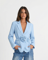 Georgia | Tailored Belted Summer Blazer