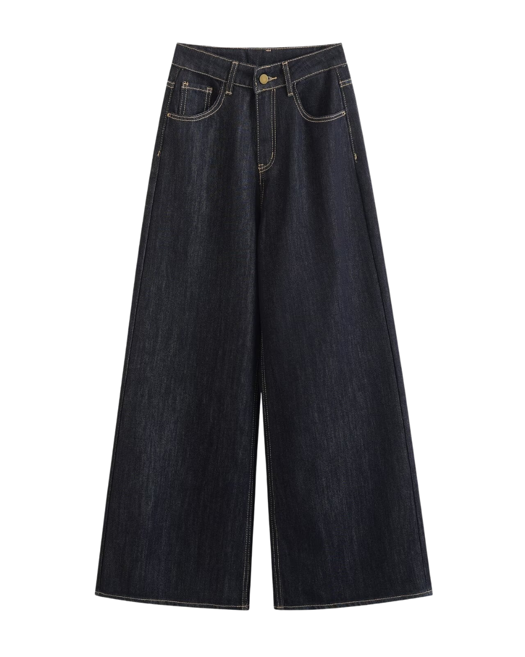 Margot | Wide Leg Jeans Dark Blue High Waisted