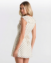 Harriet | Polka Dot Ruffle Mini Dress