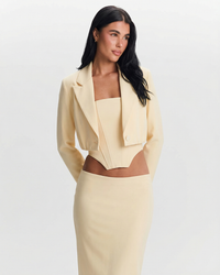Florence | Corset Cropped Blazer Summer Co-ord Set