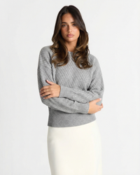 Allegra | Relaxed Textured Lightweight Knit Top