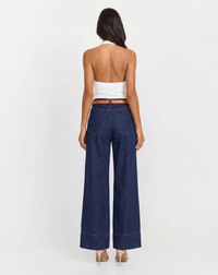Margot | Wide Leg Utility Jeans