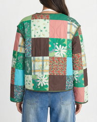 Sienna | Quilted Patchwork Cropped Jacket