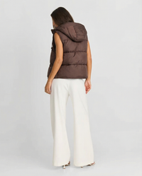 Bella | Hooded Cropped Puffer Vest