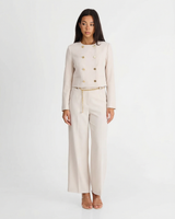 Connie | Gold Button Wide Leg Co-ord Set