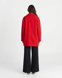 Lara | Double Breasted Longline Coat