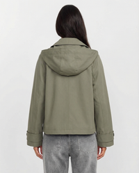 Lucy | Cropped Windbreaker with Hood