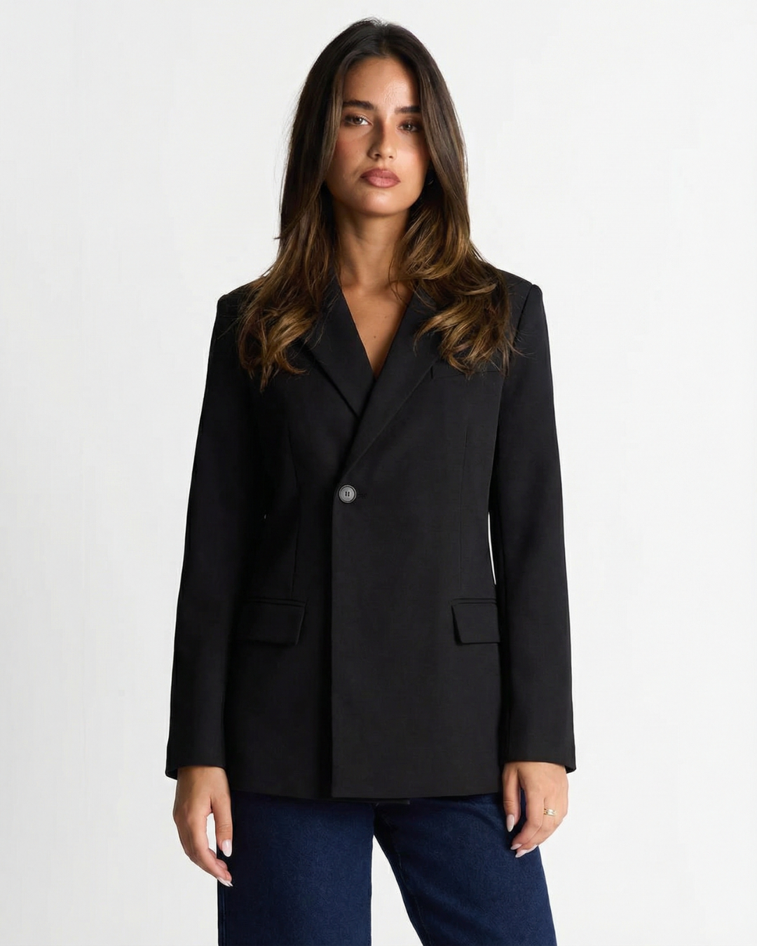 Mary | Structured Tailored Black Blazer