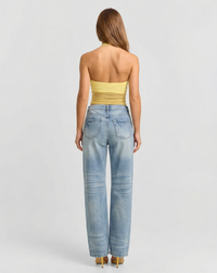 Megan | Vintage Faded Wide Leg Jeans