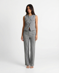 Darcie | Knit Waistcoat Wide Leg Trousers Set