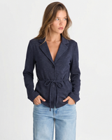 Josephine | Tailored Belted Jersey Blazer