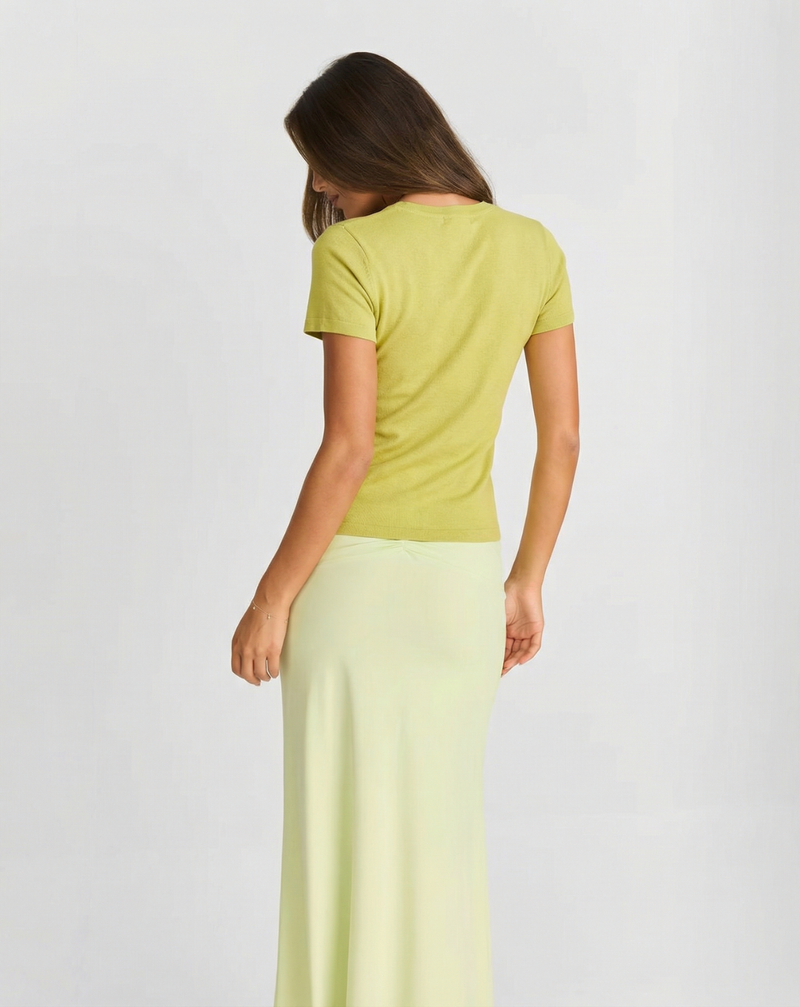 Xanthe | short sleeve knit top