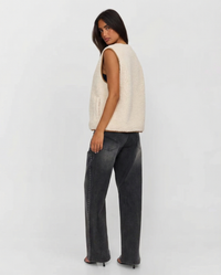 Clementine | Tie-Front Knit Vest