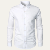 Milo | Cotton Linen Look Summer Business Shirt