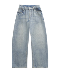 Rose | Wide Leg Distressed Jeans