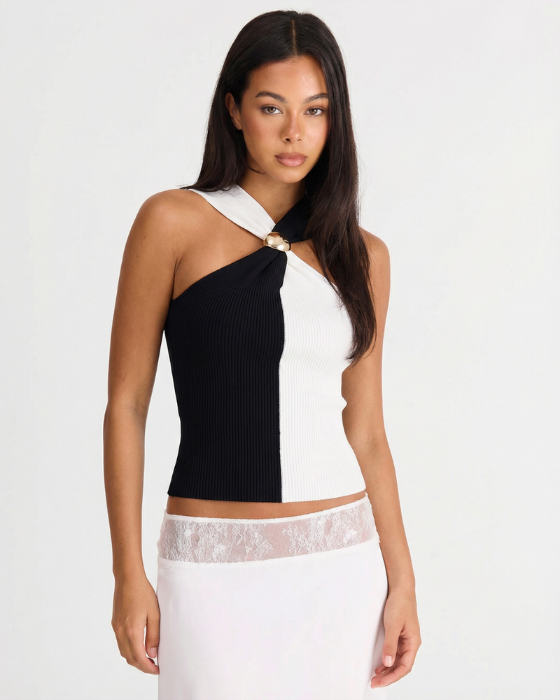 Francesca | halter crop top