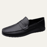Marcus | Slip-On Faux Leather Penny Loafers