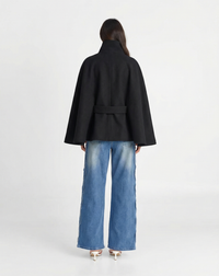 Tilly | Belted Cape Jacket