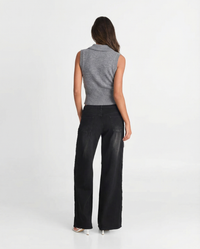 Lydia | Collared Cropped Sweater Vest