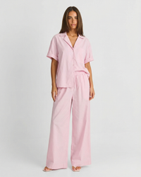 Sophia | Soft Cotton Relaxed Wide Leg Co-ord Set