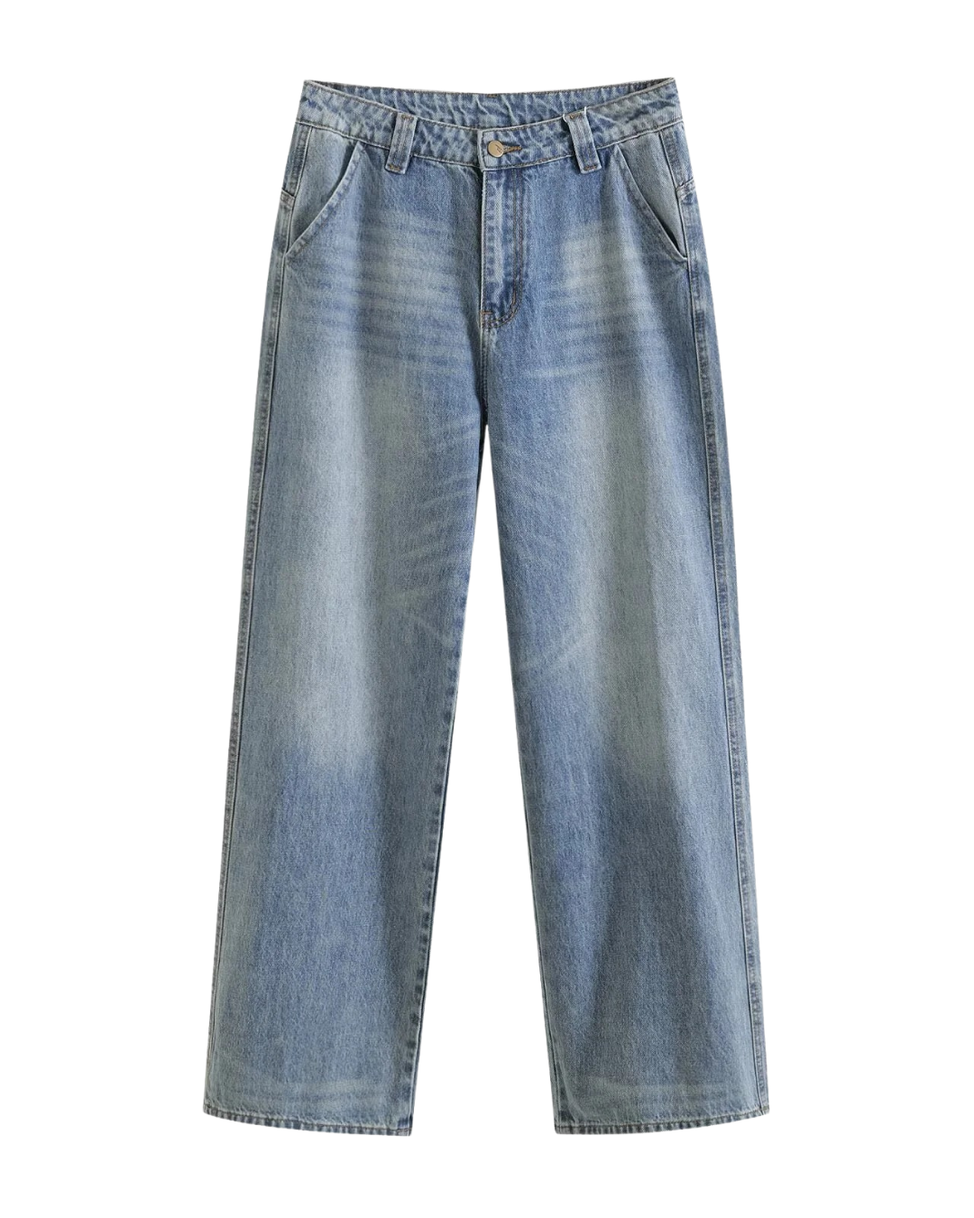 Zoe | Wide Leg Jeans Light Blue High Waisted