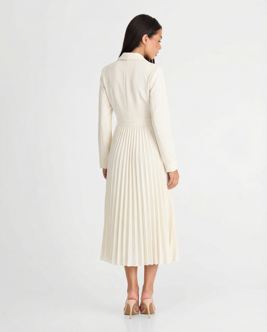 Camille | Elegant Pleated Blazer Dress
