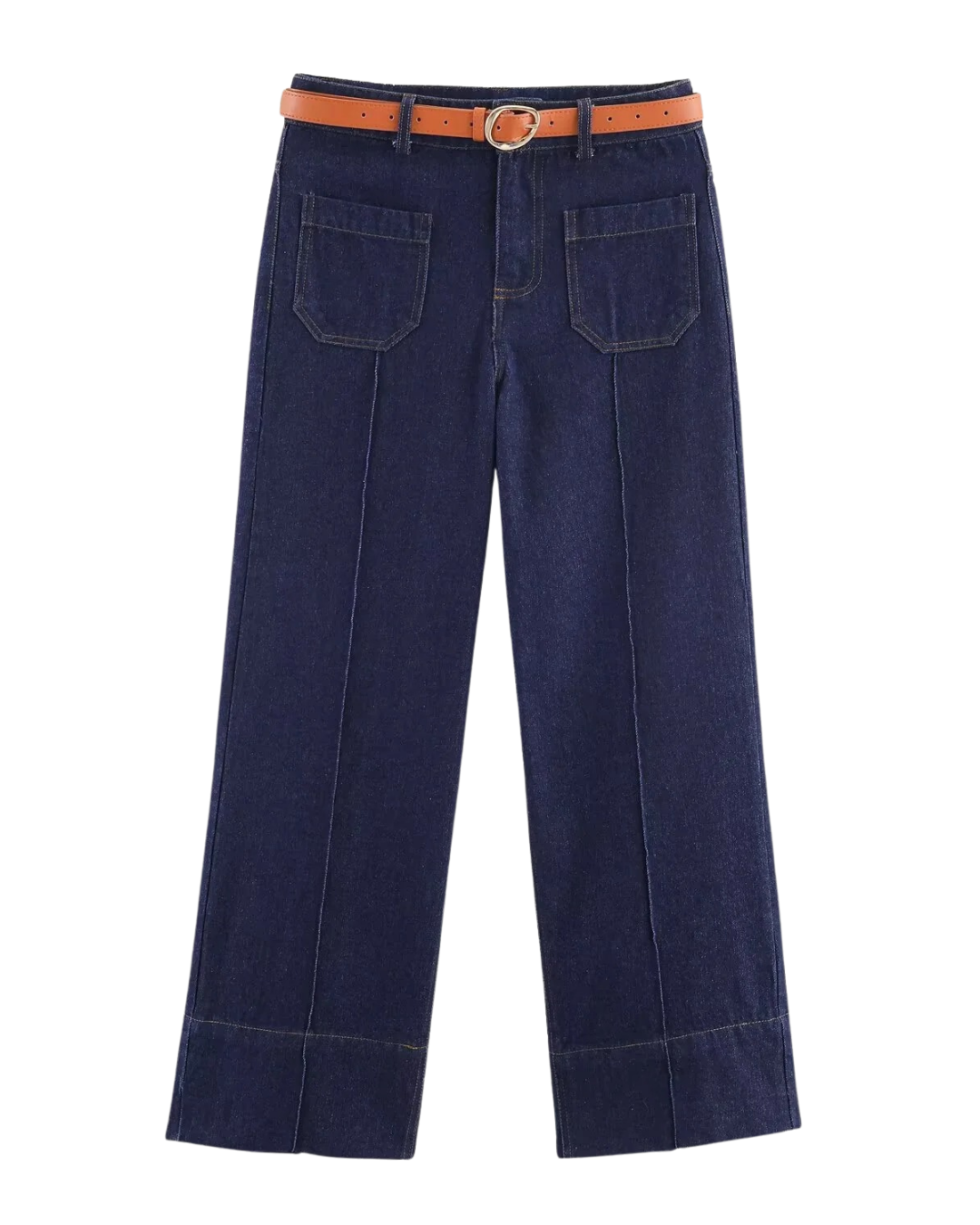 Margot | Wide Leg Utility Jeans