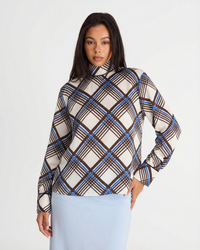 Nell | Plaid Long Sleeve Blouse