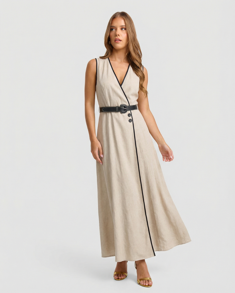 Adeline | wrap dress