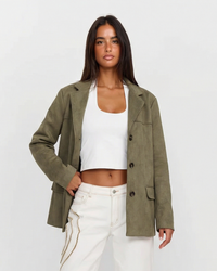 Harriet | Relaxed Soft-Touch Suede Jacket