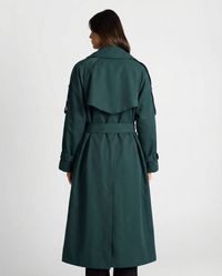 Rhiannon | Longline Double-Breasted Trench Coat