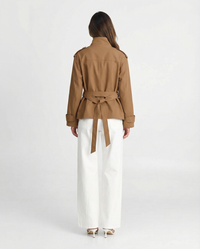 Amelie | Cropped Belted Utility Jacket