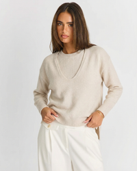 Ayla | Relaxed Layered Detail Knit Top