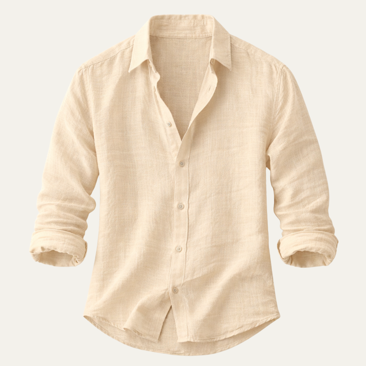 Whitlock linen shirt detail view three