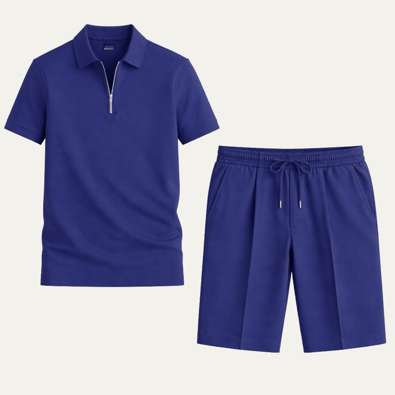 Pascal polo shirt and shorts set