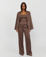 Wren | Satin Lapel Tailored Co-ord Set