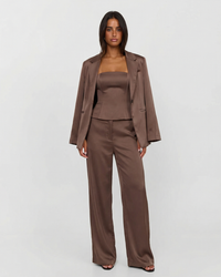 Wren | Satin Lapel Tailored Co-ord Set