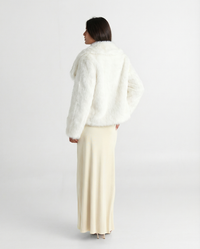 Connie | Cropped Faux Fur Jacket