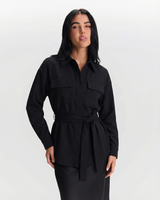 Arabella | Belted Longline Shirt