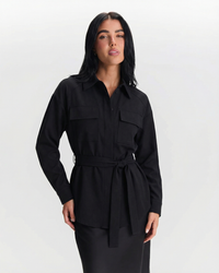 Arabella | Belted Longline Shirt