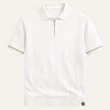 Cornelius | Men's Short Sleeve Quarter Zip Polo Shirt