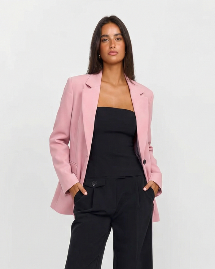 Daisy | Single Button Tailored Blazer