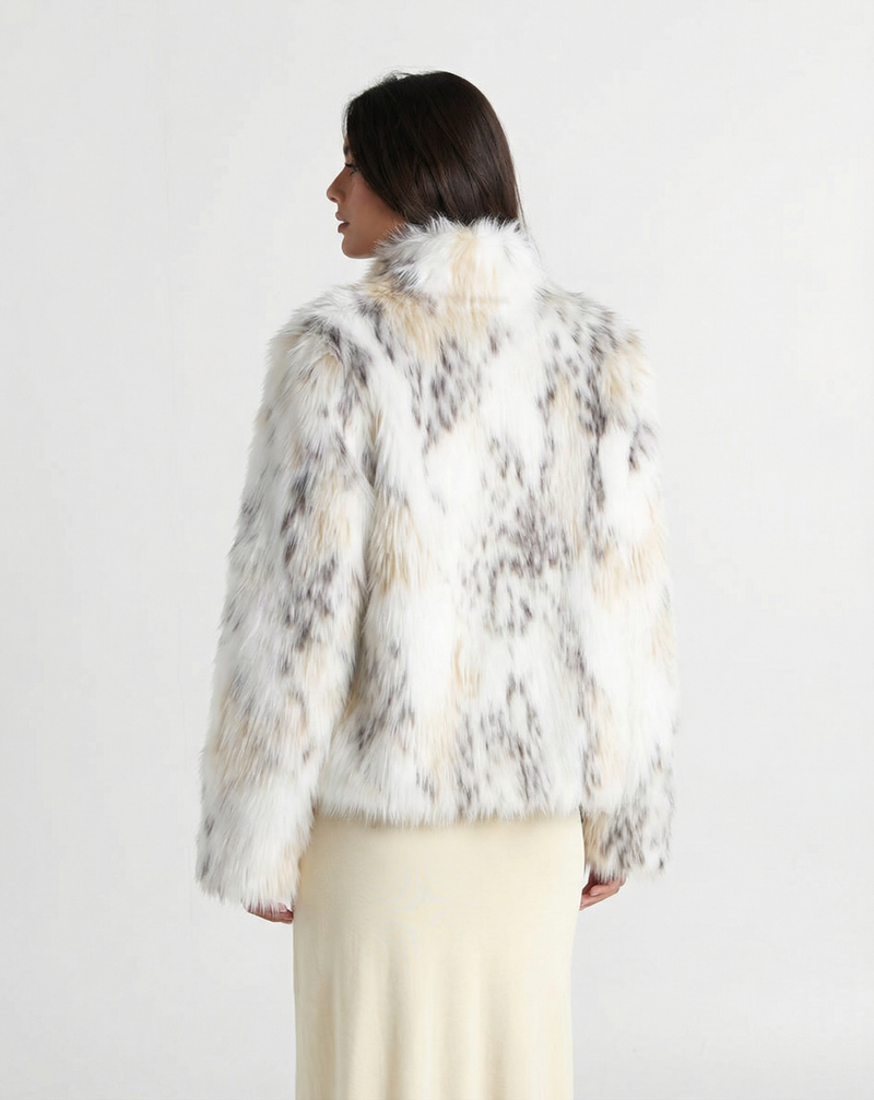 Rose | faux fur jacket