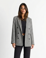 Olivia | Check Double Breasted Blazer