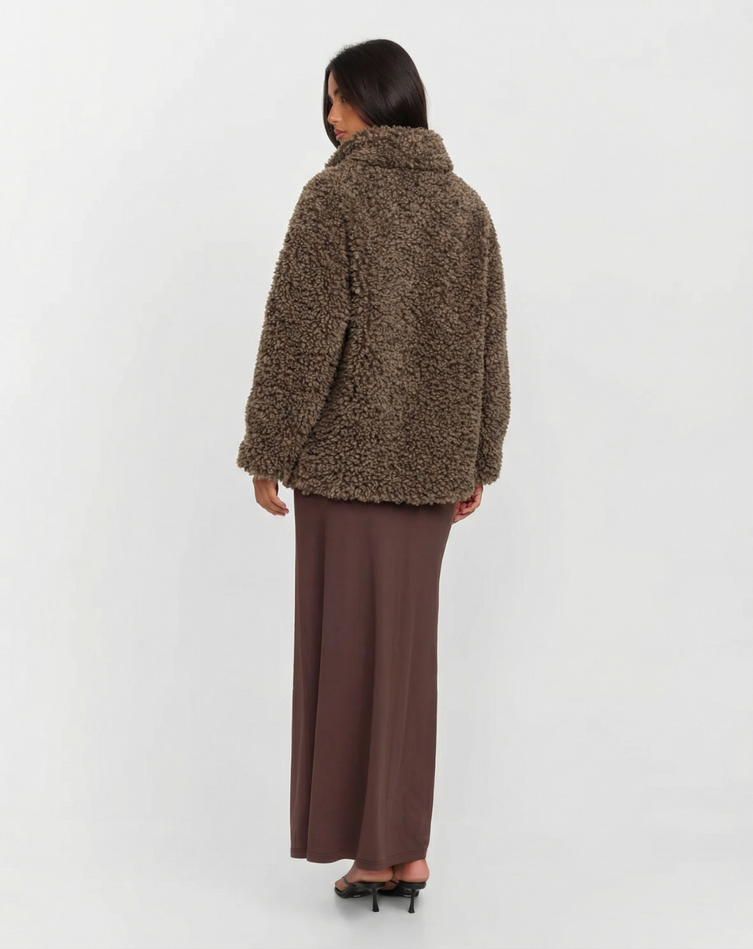 Rue | Winter Brown Teddy Coat