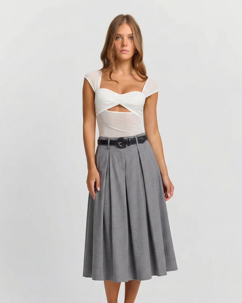 Mabel | pleated skirt