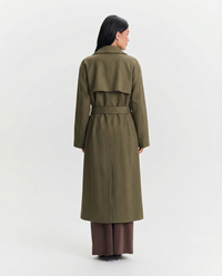 Annabelle | Longline Belted Trench Coat